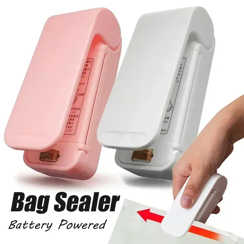 Portable Mini Heat Bag Sealing Machine Magnetic Package Sealer Bag for Storage Plastic for Food Snack Vegetables Kitchen Gadgets