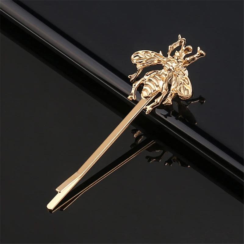 Metal Vintage Hair Pin Clip for Women/Girl Headwear Gold/Silver Hairpins Barrettes Styling Hair Accessories Gifts