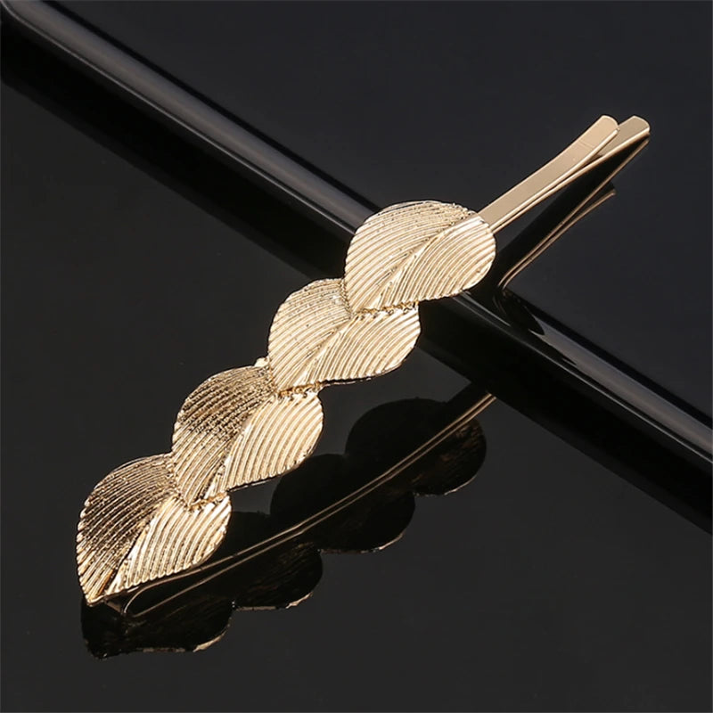 Metal Vintage Hair Pin Clip for Women/Girl Headwear Gold/Silver Hairpins Barrettes Styling Hair Accessories Gifts