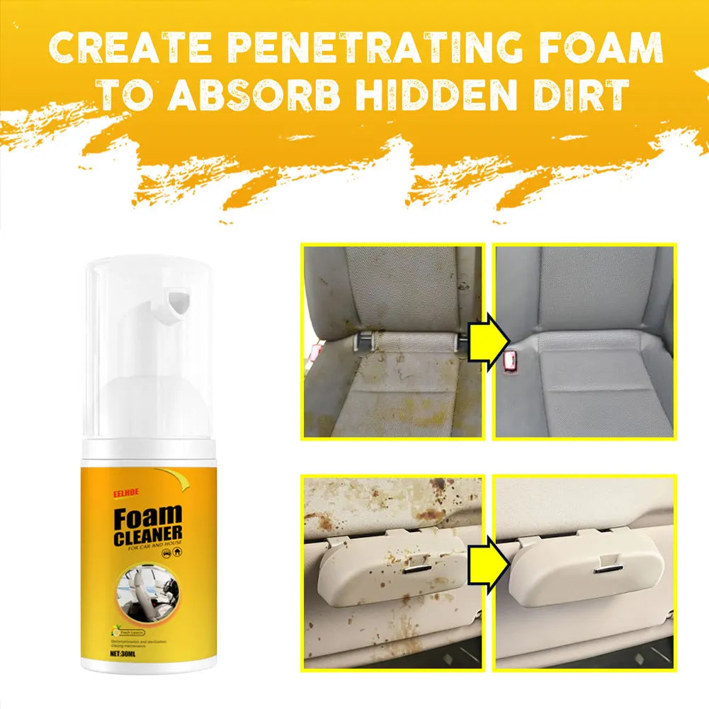 30-300Ml Foam Cleaner Spray Multi-Purpose Anti-Aging Cleaner Tools Car Interior Home Cleaning Foam for Car Interior Leather