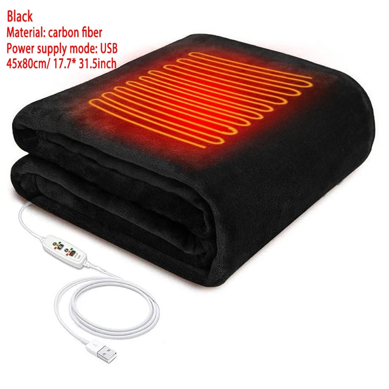 12V Car Winter Hot Navy Blue Polar Fleece Constant Temperature Heating Blanket Car Electric Blanket Cover Pad Mat 3 Model