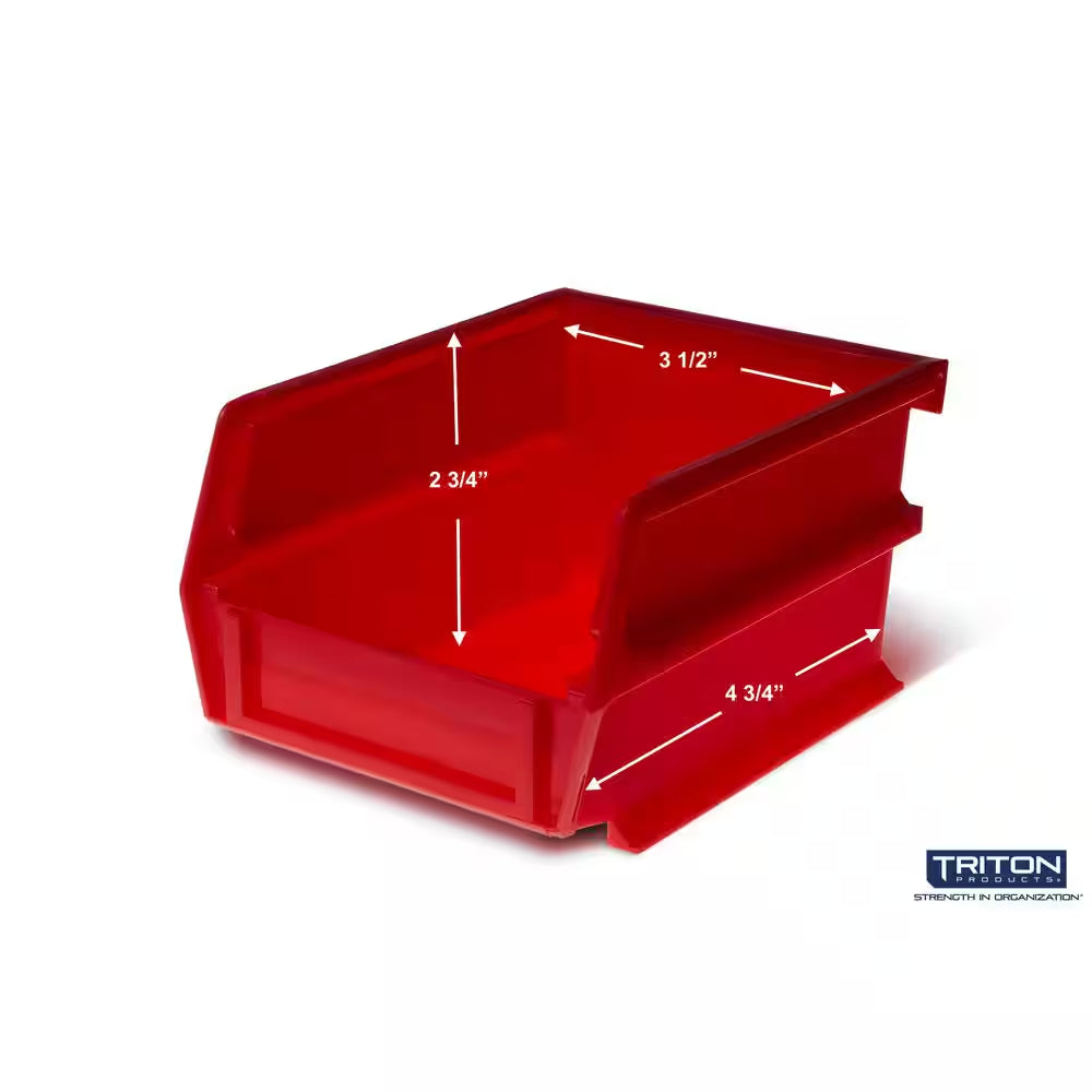 4-1/8 In. W Storage Bin, Red and Blue (26-Piece)