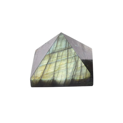 Natural Crystal Pyramid Fluorite Quartz Healing Stone Chakra Reiki Crystal Point Energy Home Decor Handmade Crafts of Gem Stone