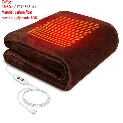 12V Car Winter Hot Navy Blue Polar Fleece Constant Temperature Heating Blanket Car Electric Blanket Cover Pad Mat 3 Model