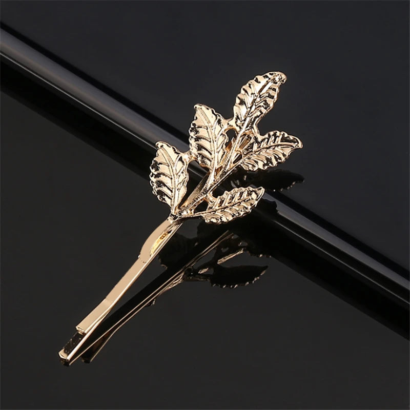 Metal Vintage Hair Pin Clip for Women/Girl Headwear Gold/Silver Hairpins Barrettes Styling Hair Accessories Gifts