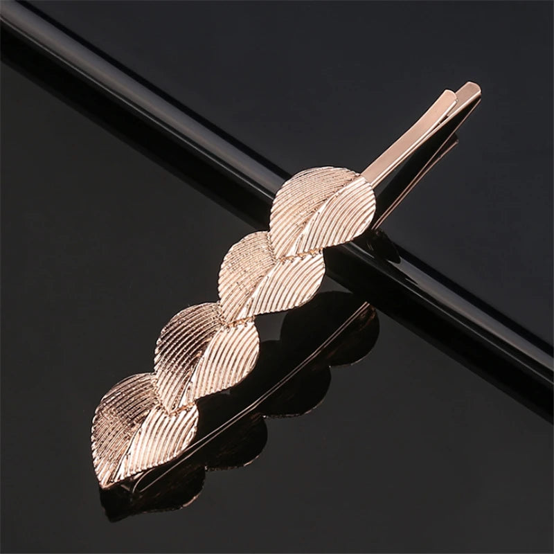 Metal Vintage Hair Pin Clip for Women/Girl Headwear Gold/Silver Hairpins Barrettes Styling Hair Accessories Gifts