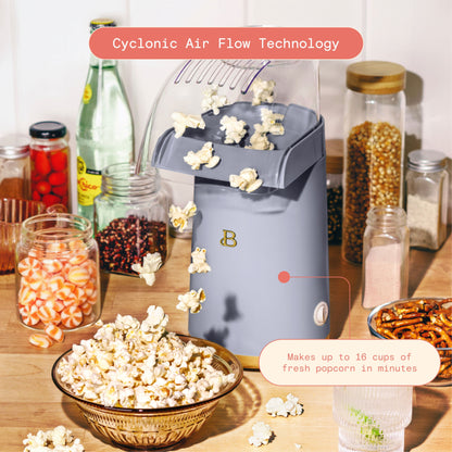 16 Cup Hot Air Electric Popcorn Maker, Sage Green by Drew Barrymore